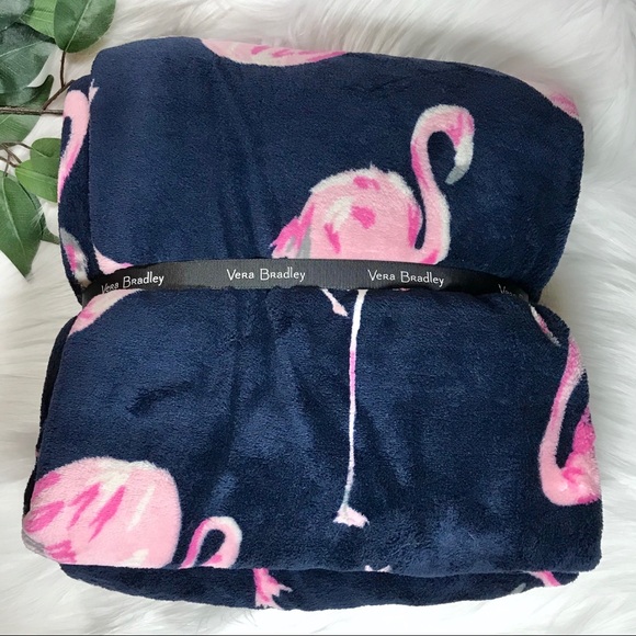 Vera Bradley Bedding Flamingo Fiesta 80x50 Blanket Nwt Poshmark